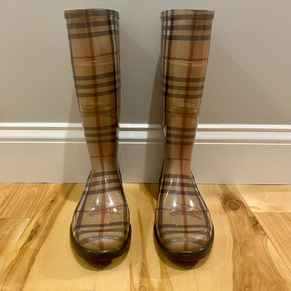 Burberry Tall Rain Boot